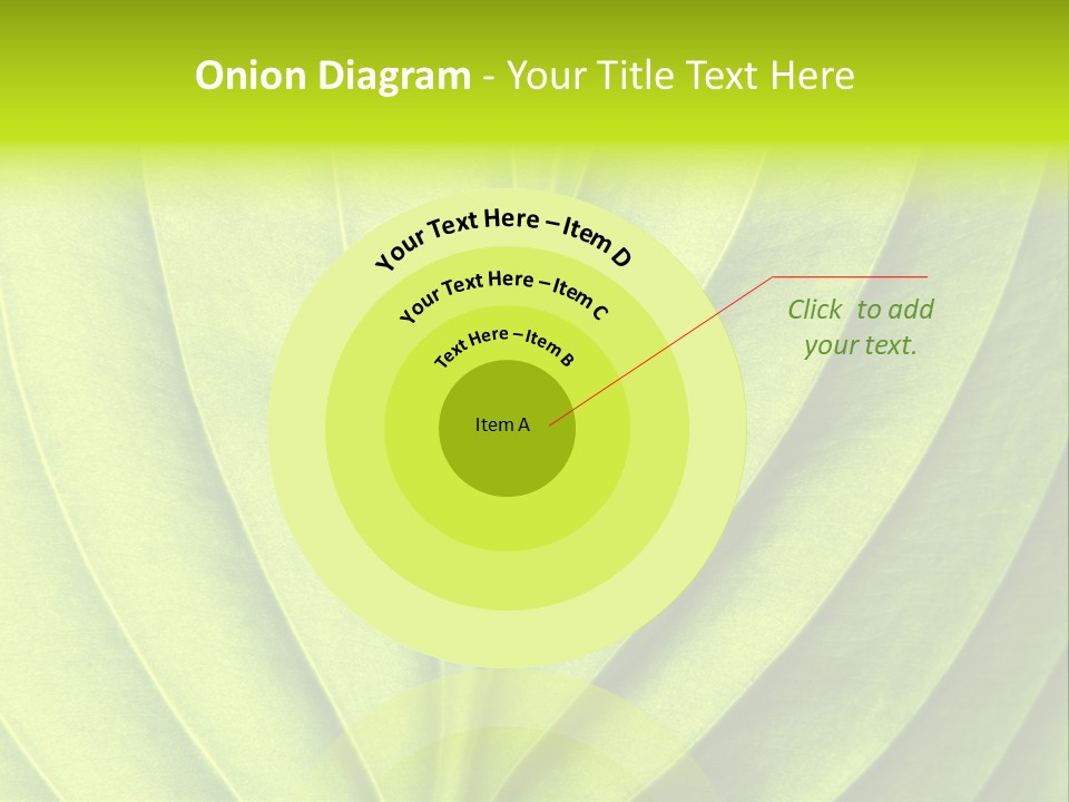 A Green Leaf Powerpoint Presentation PowerPoint Template