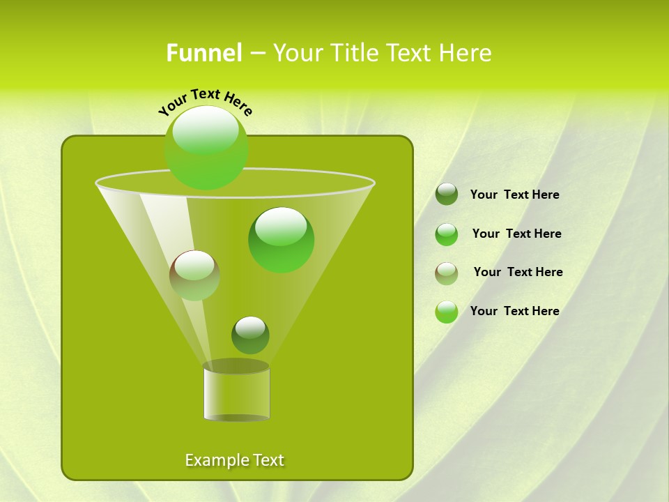 A Green Leaf Powerpoint Presentation PowerPoint Template