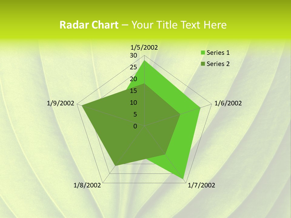 A Green Leaf Powerpoint Presentation PowerPoint Template
