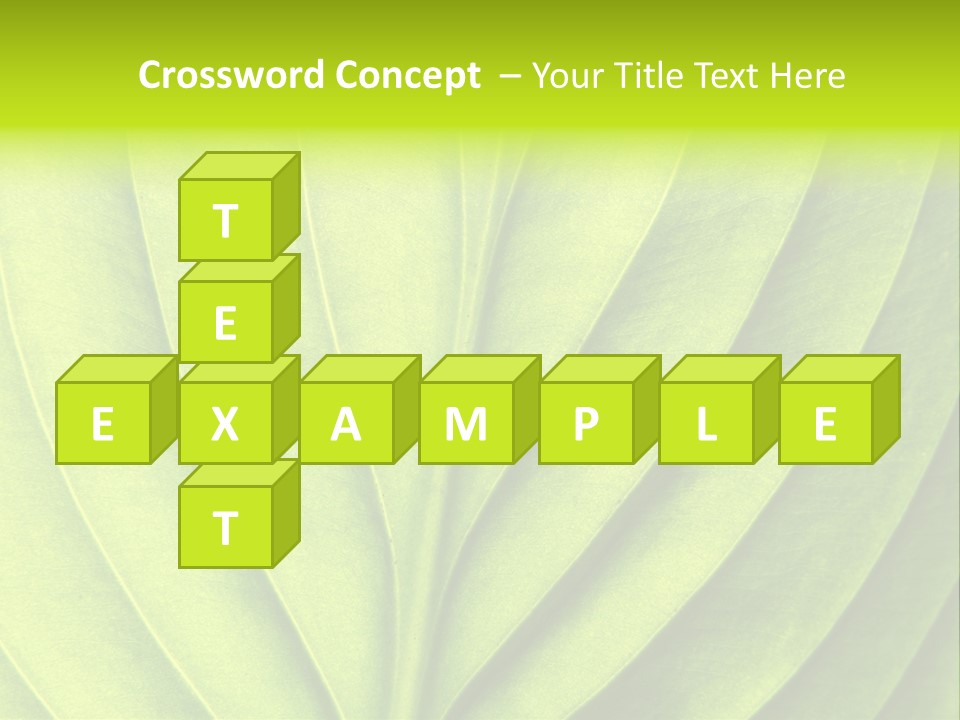 A Green Leaf Powerpoint Presentation PowerPoint Template