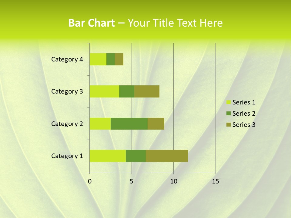 A Green Leaf Powerpoint Presentation PowerPoint Template