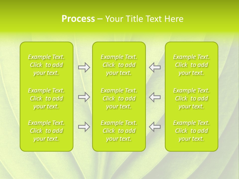 A Green Leaf Powerpoint Presentation PowerPoint Template