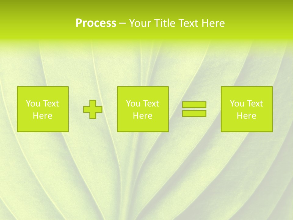 A Green Leaf Powerpoint Presentation PowerPoint Template