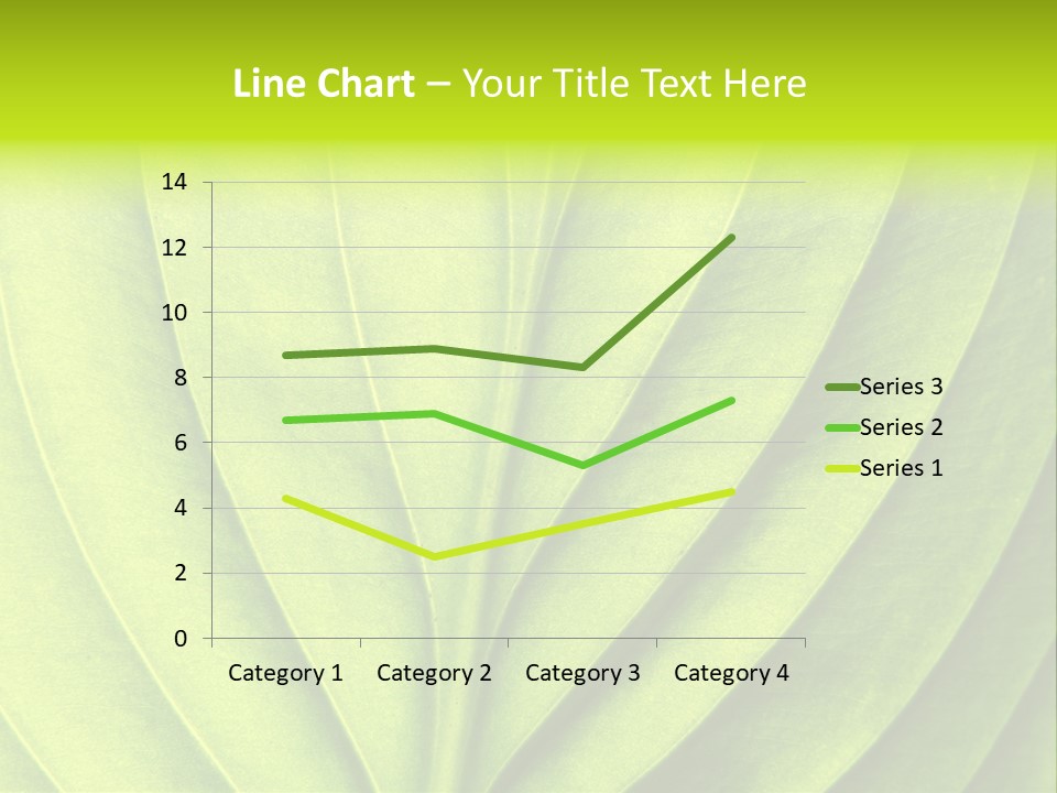A Green Leaf Powerpoint Presentation PowerPoint Template