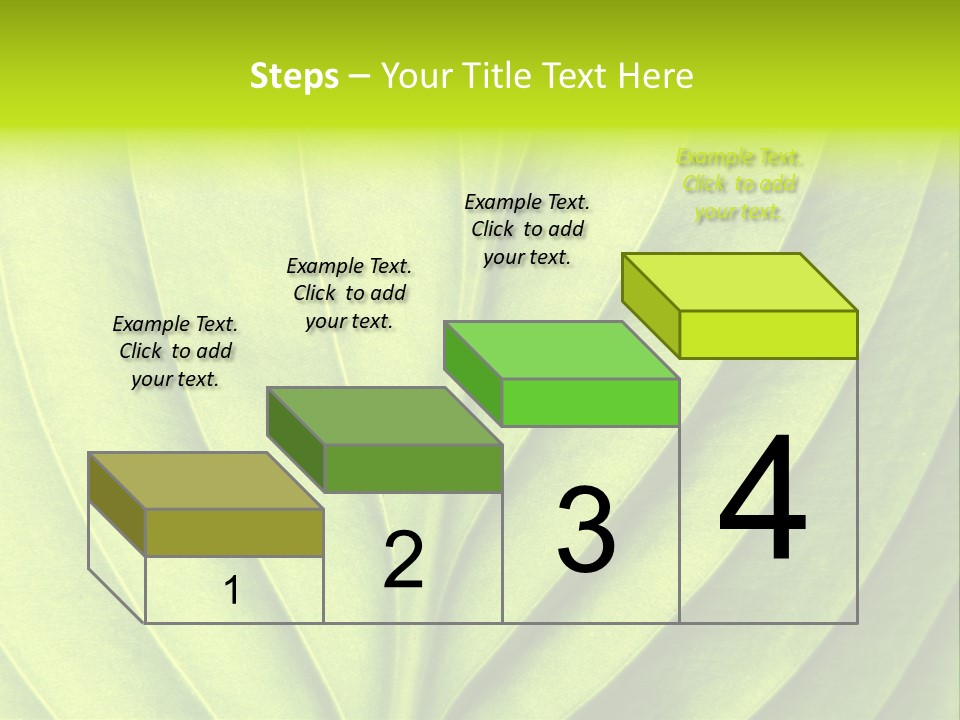 A Green Leaf Powerpoint Presentation PowerPoint Template