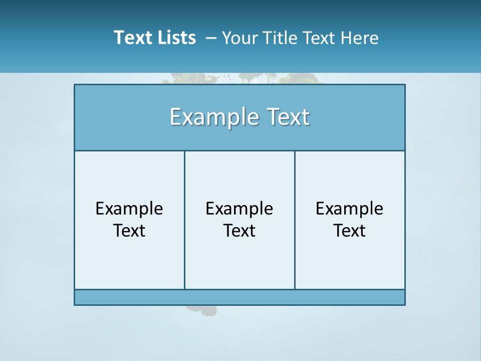 A Globe With A River Running Through It PowerPoint Template