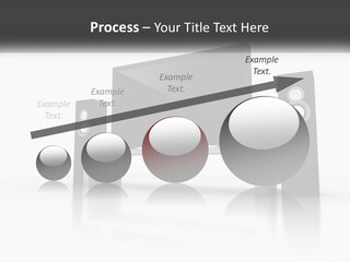 A Computer Monitor And Speakers On A Table PowerPoint Template