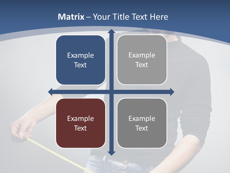 A Man Is Holding A Stick In His Hand PowerPoint Template