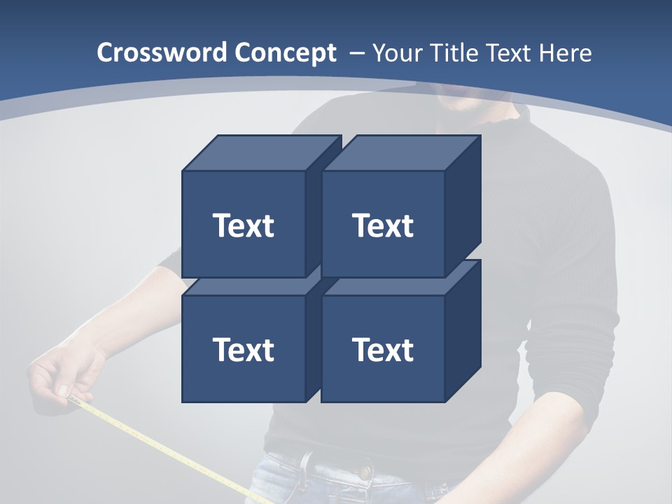 A Man Is Holding A Stick In His Hand PowerPoint Template