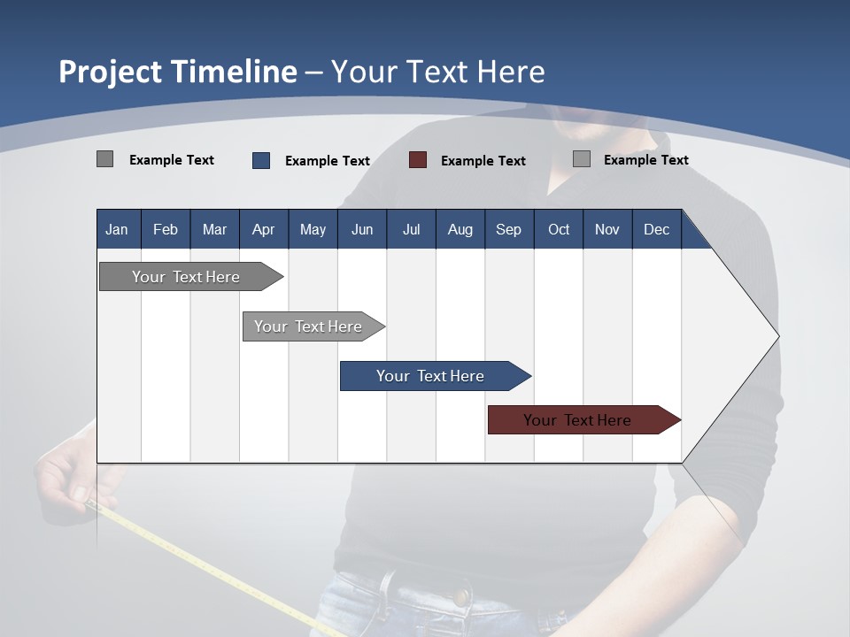 A Man Is Holding A Stick In His Hand PowerPoint Template