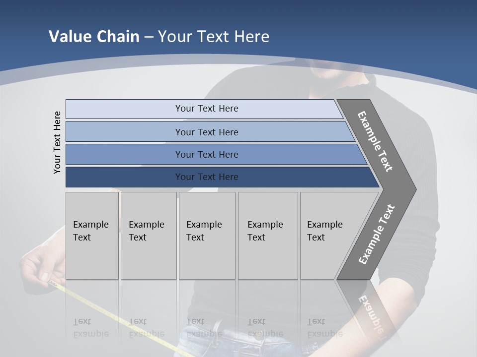 A Man Is Holding A Stick In His Hand PowerPoint Template
