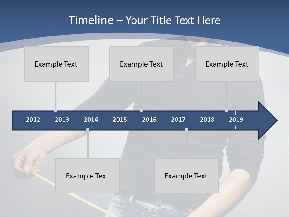 A Man Is Holding A Stick In His Hand PowerPoint Template