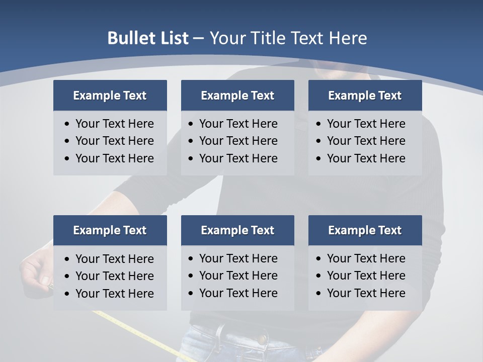A Man Is Holding A Stick In His Hand PowerPoint Template