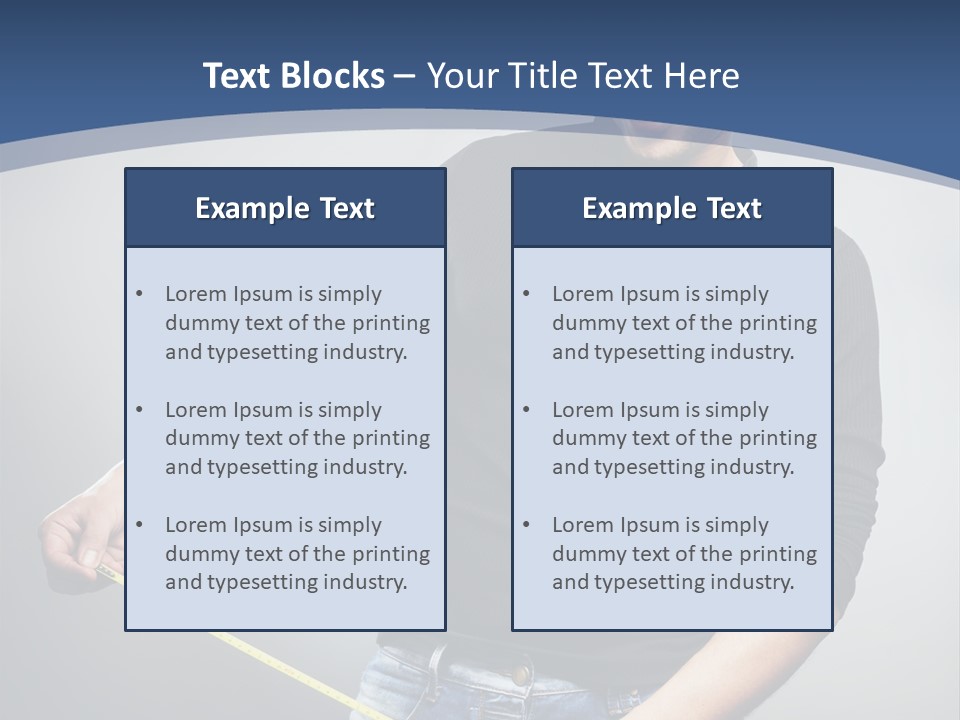 A Man Is Holding A Stick In His Hand PowerPoint Template