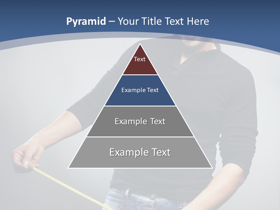 A Man Is Holding A Stick In His Hand PowerPoint Template