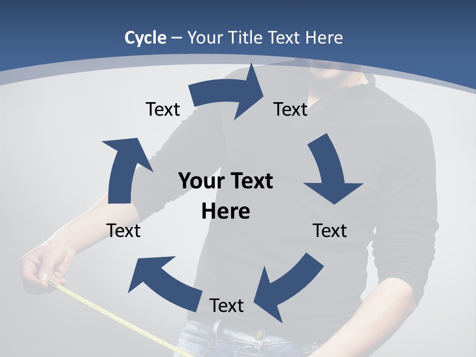A Man Is Holding A Stick In His Hand PowerPoint Template
