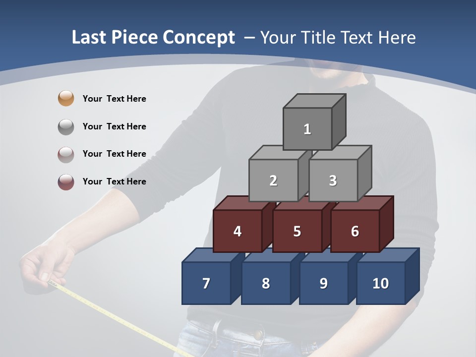 A Man Is Holding A Stick In His Hand PowerPoint Template