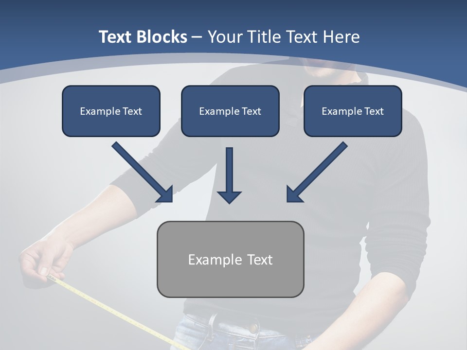 A Man Is Holding A Stick In His Hand PowerPoint Template