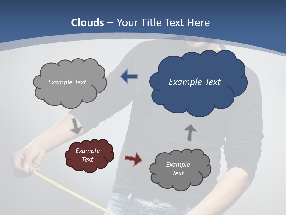 A Man Is Holding A Stick In His Hand PowerPoint Template