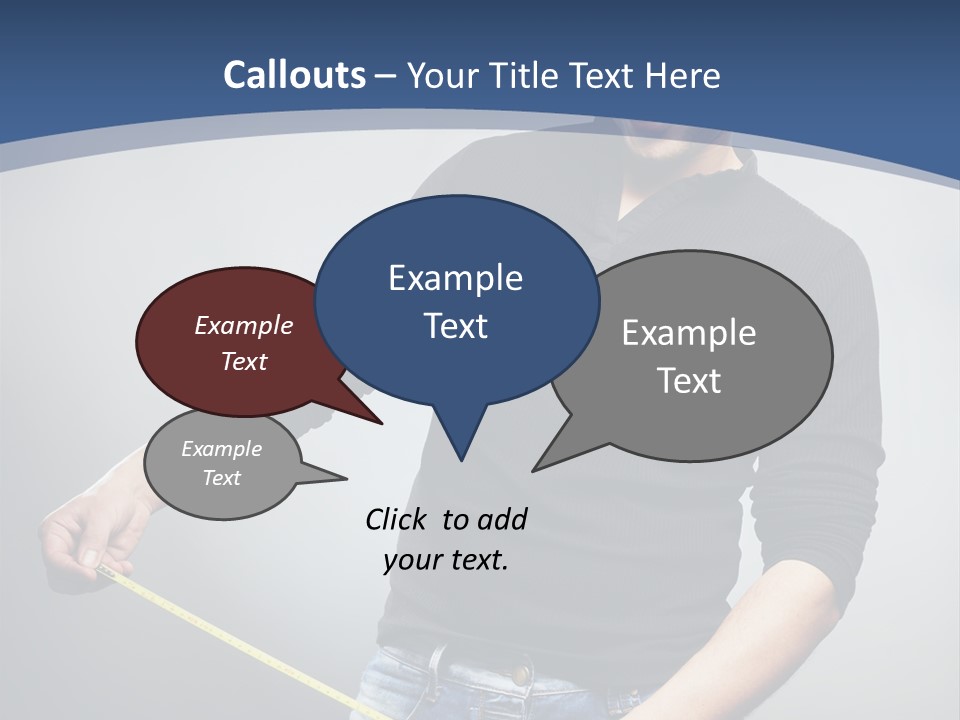 A Man Is Holding A Stick In His Hand PowerPoint Template