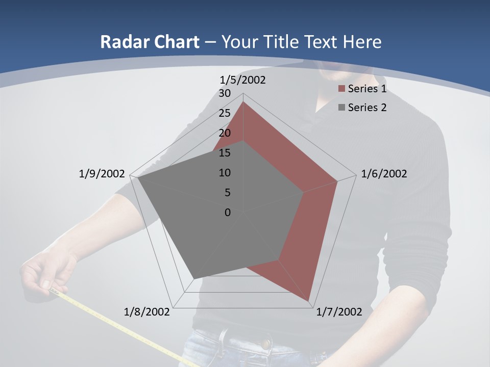 A Man Is Holding A Stick In His Hand PowerPoint Template