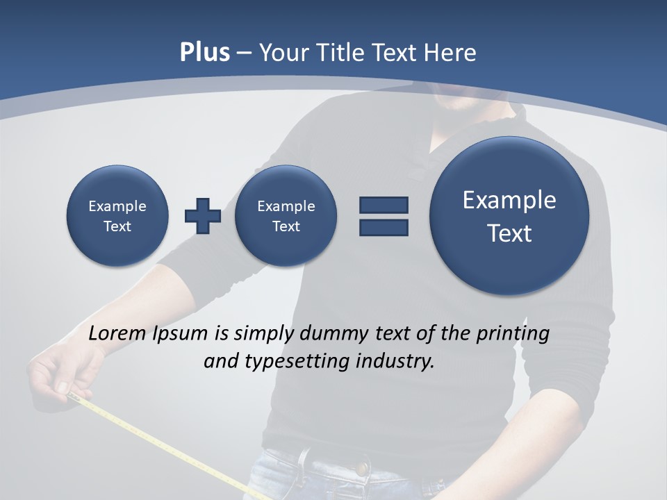 A Man Is Holding A Stick In His Hand PowerPoint Template