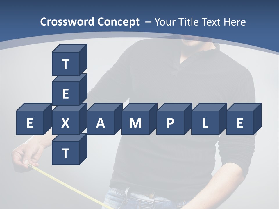A Man Is Holding A Stick In His Hand PowerPoint Template