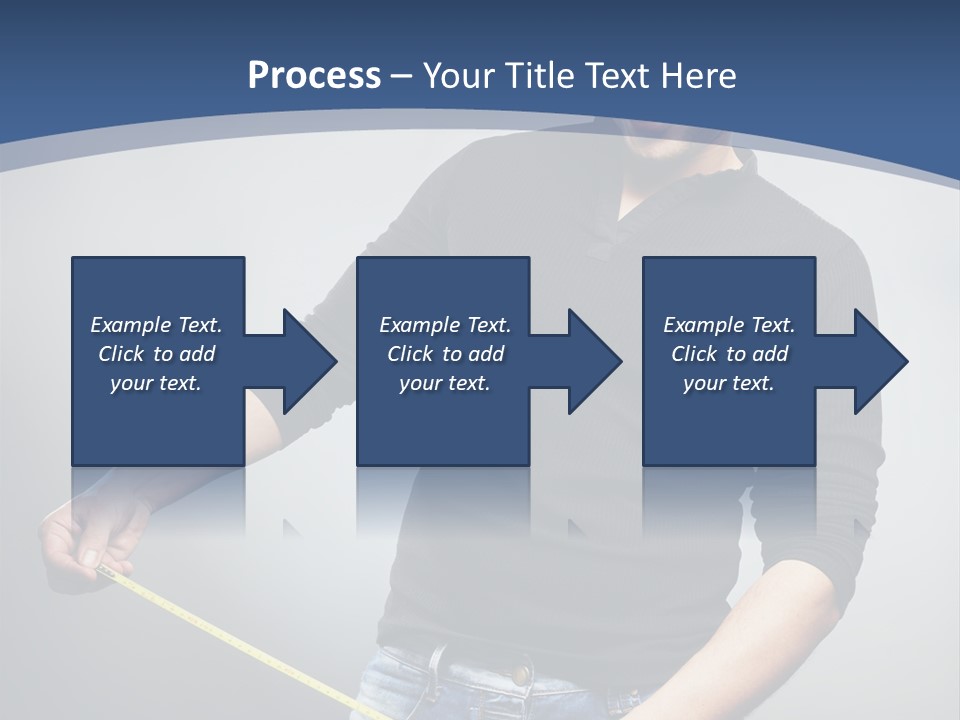 A Man Is Holding A Stick In His Hand PowerPoint Template