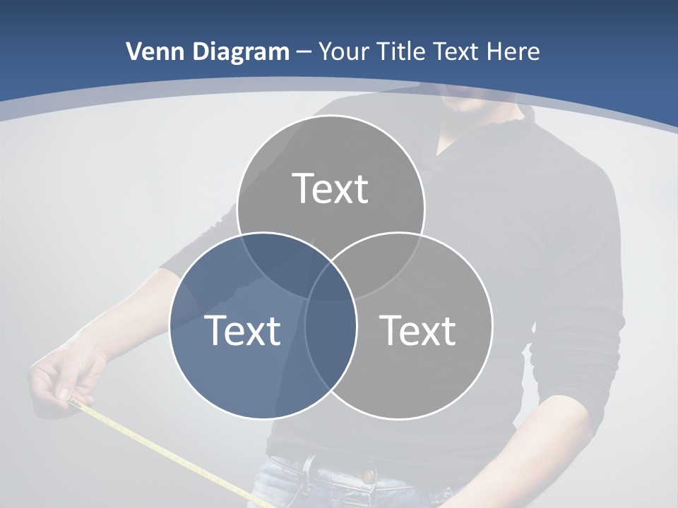 A Man Is Holding A Stick In His Hand PowerPoint Template