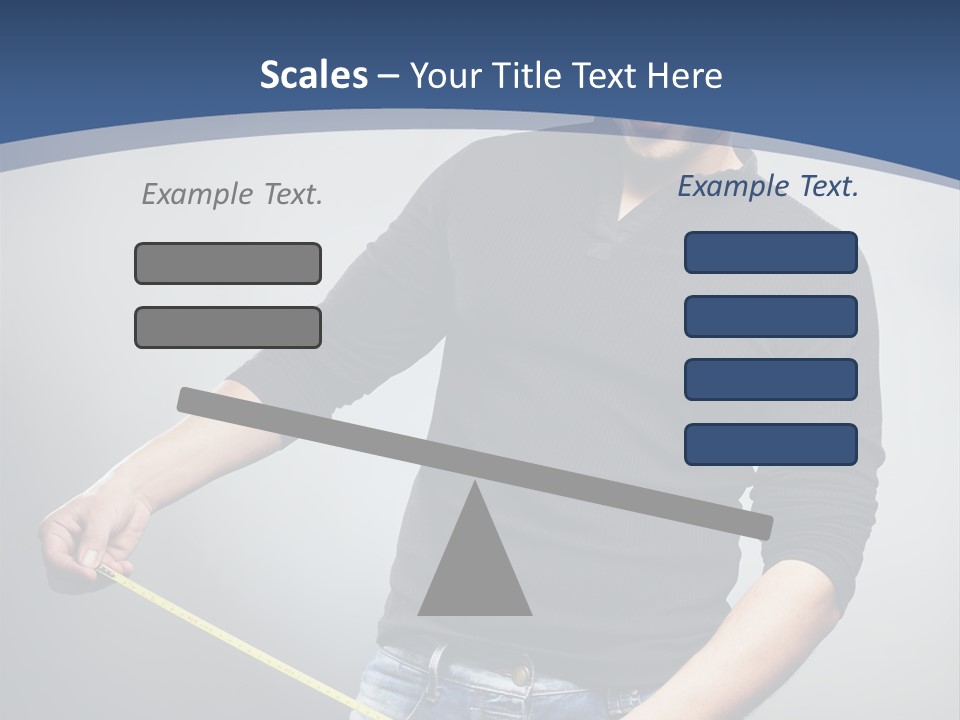 A Man Is Holding A Stick In His Hand PowerPoint Template