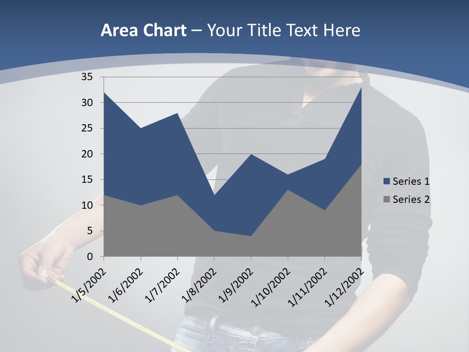A Man Is Holding A Stick In His Hand PowerPoint Template