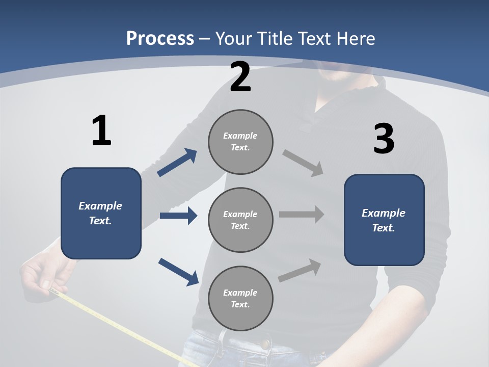 A Man Is Holding A Stick In His Hand PowerPoint Template
