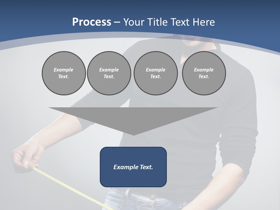A Man Is Holding A Stick In His Hand PowerPoint Template
