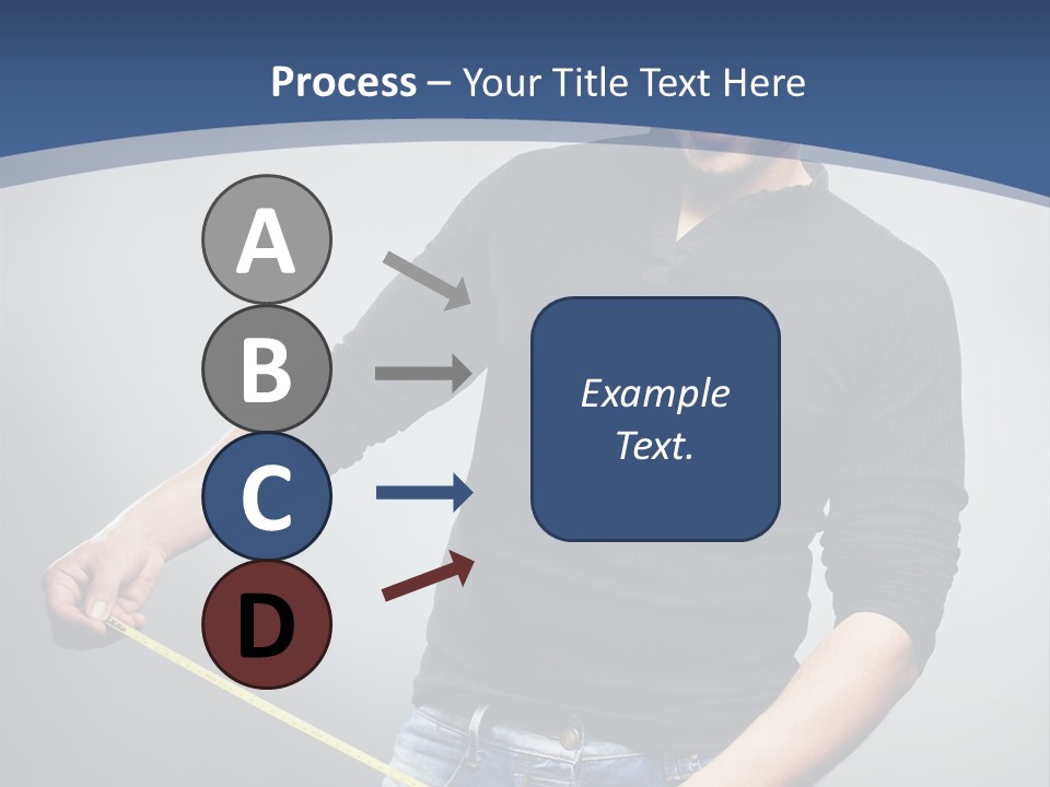 A Man Is Holding A Stick In His Hand PowerPoint Template