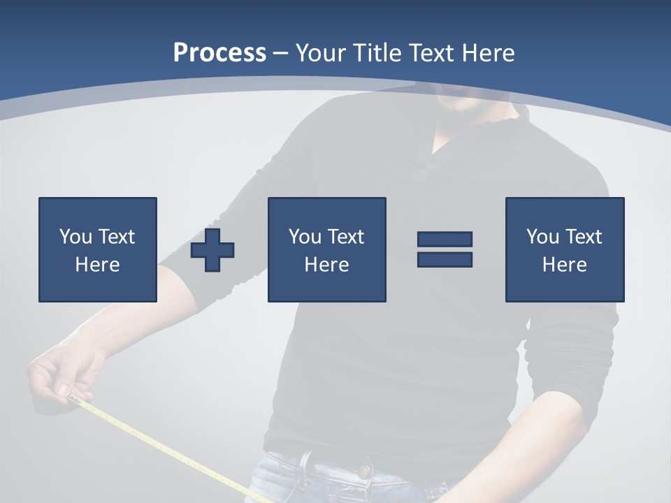 A Man Is Holding A Stick In His Hand PowerPoint Template