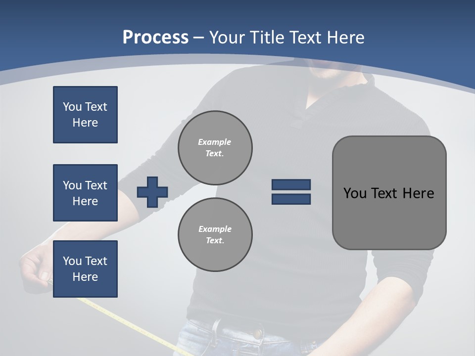 A Man Is Holding A Stick In His Hand PowerPoint Template