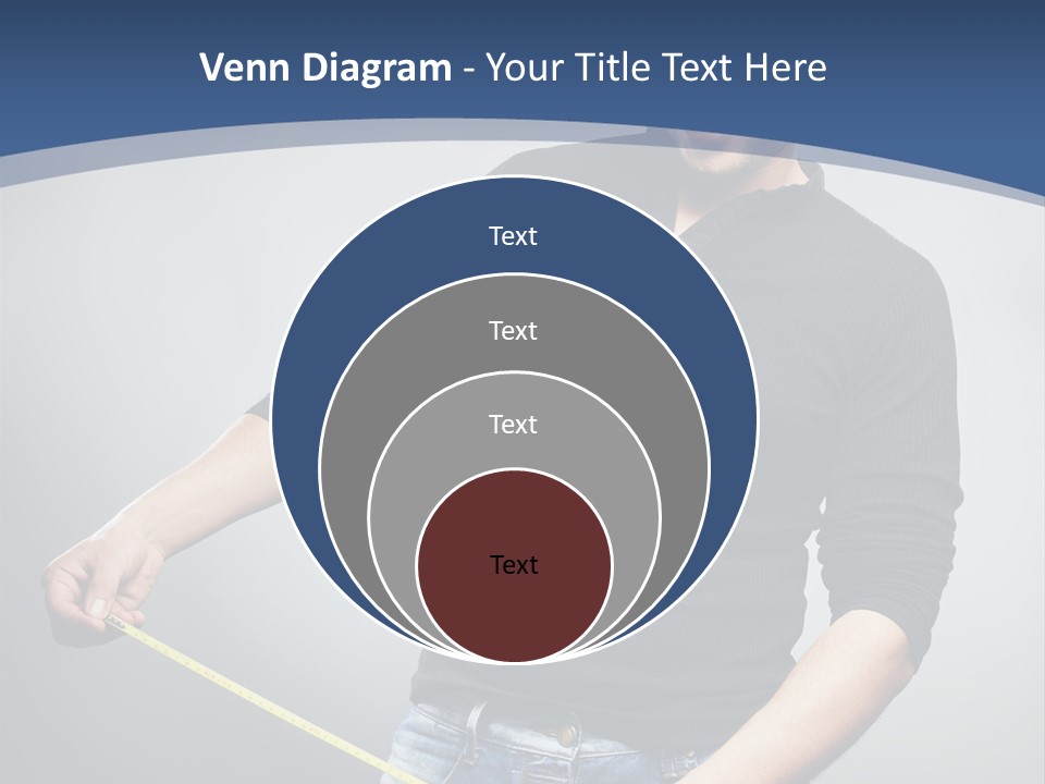 A Man Is Holding A Stick In His Hand PowerPoint Template
