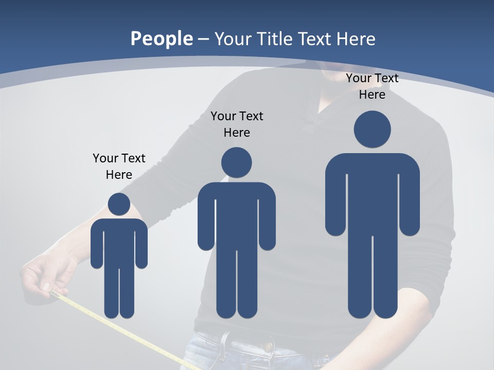 A Man Is Holding A Stick In His Hand PowerPoint Template