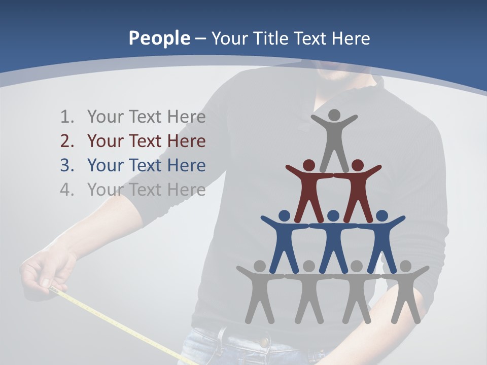 A Man Is Holding A Stick In His Hand PowerPoint Template