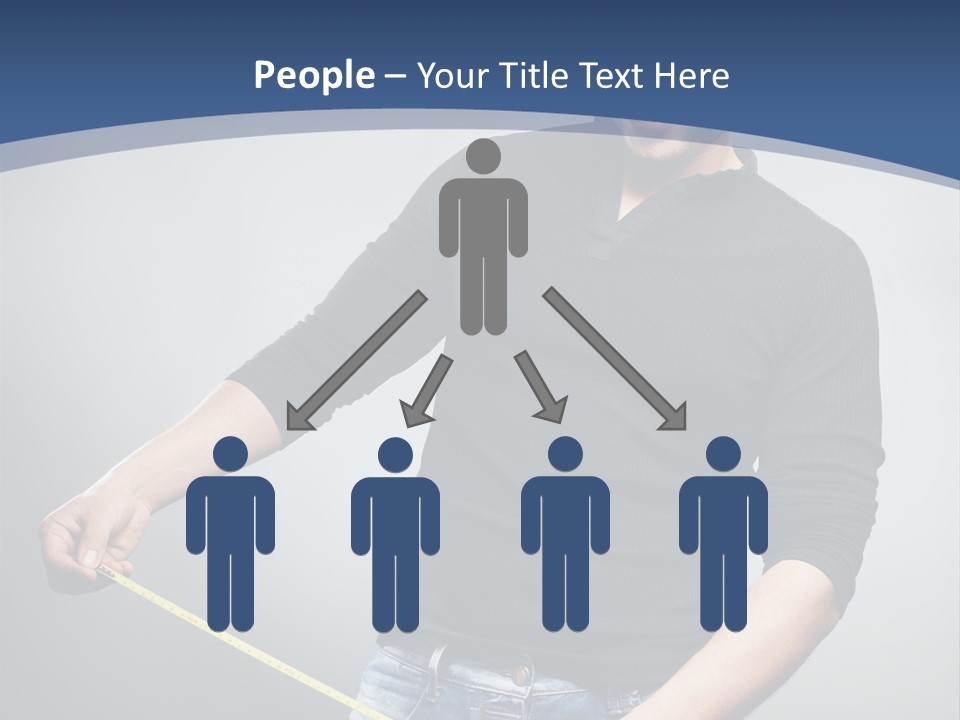 A Man Is Holding A Stick In His Hand PowerPoint Template