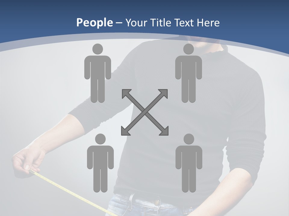 A Man Is Holding A Stick In His Hand PowerPoint Template