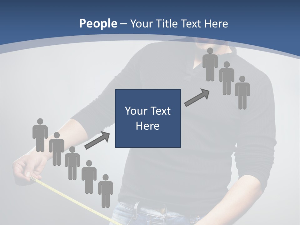 A Man Is Holding A Stick In His Hand PowerPoint Template