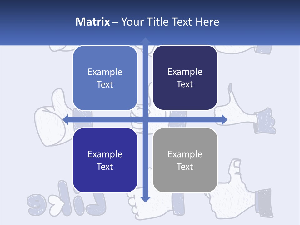 A Bunch Of Thumbs Up And Thumbs Down Icons PowerPoint Template