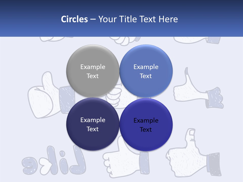 A Bunch Of Thumbs Up And Thumbs Down Icons PowerPoint Template