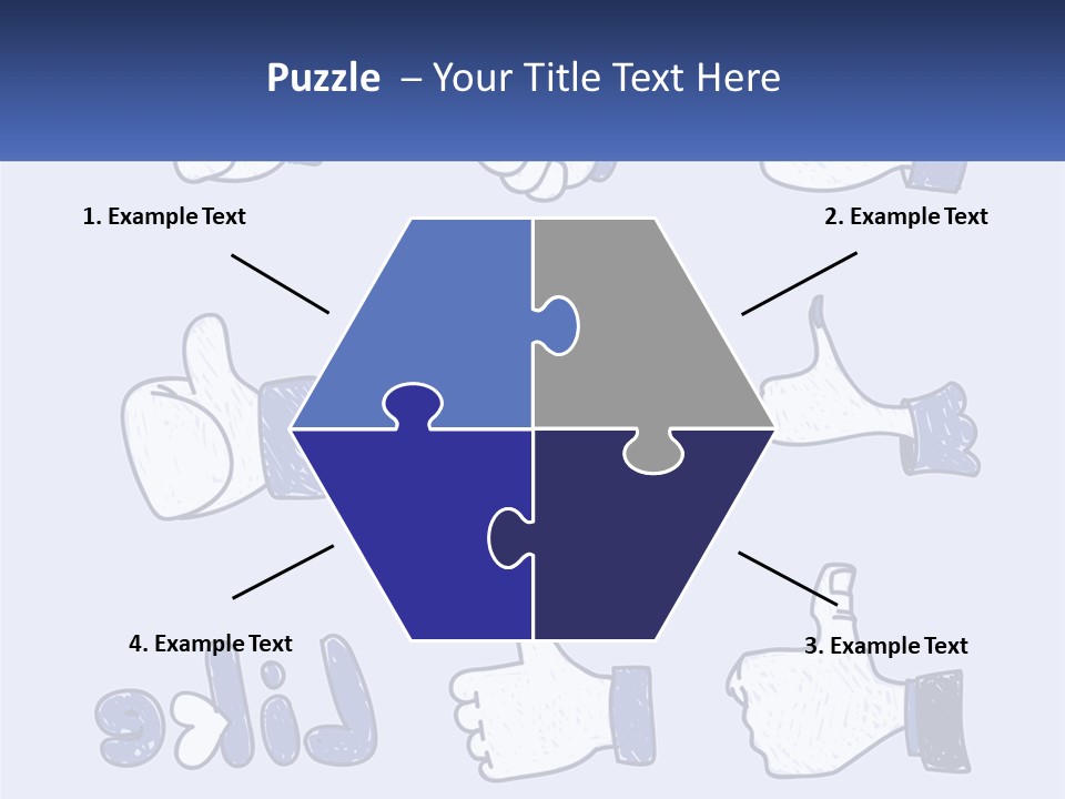 A Bunch Of Thumbs Up And Thumbs Down Icons PowerPoint Template