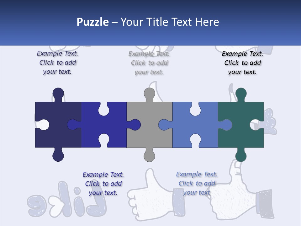 A Bunch Of Thumbs Up And Thumbs Down Icons PowerPoint Template