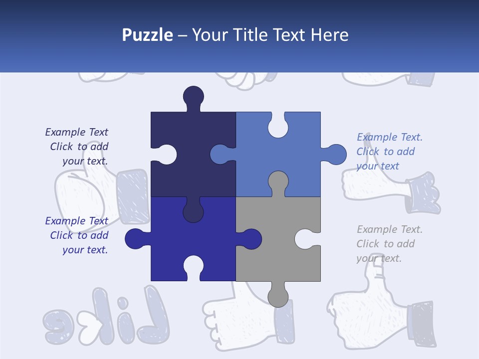 A Bunch Of Thumbs Up And Thumbs Down Icons PowerPoint Template