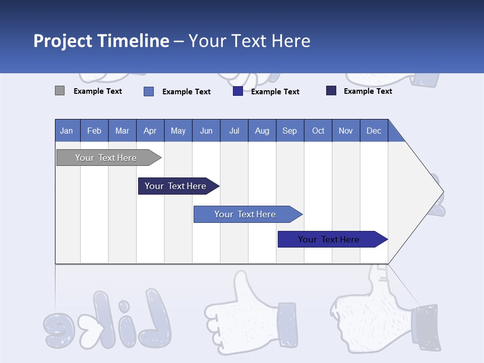 A Bunch Of Thumbs Up And Thumbs Down Icons PowerPoint Template