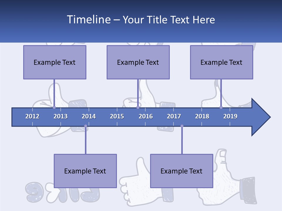 A Bunch Of Thumbs Up And Thumbs Down Icons PowerPoint Template