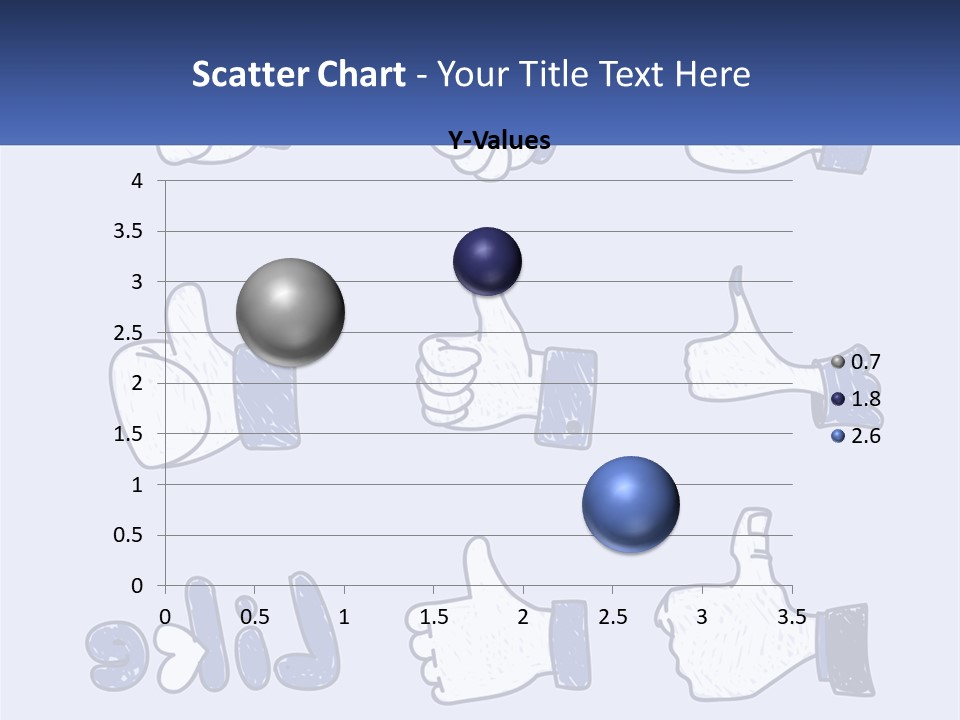 A Bunch Of Thumbs Up And Thumbs Down Icons PowerPoint Template